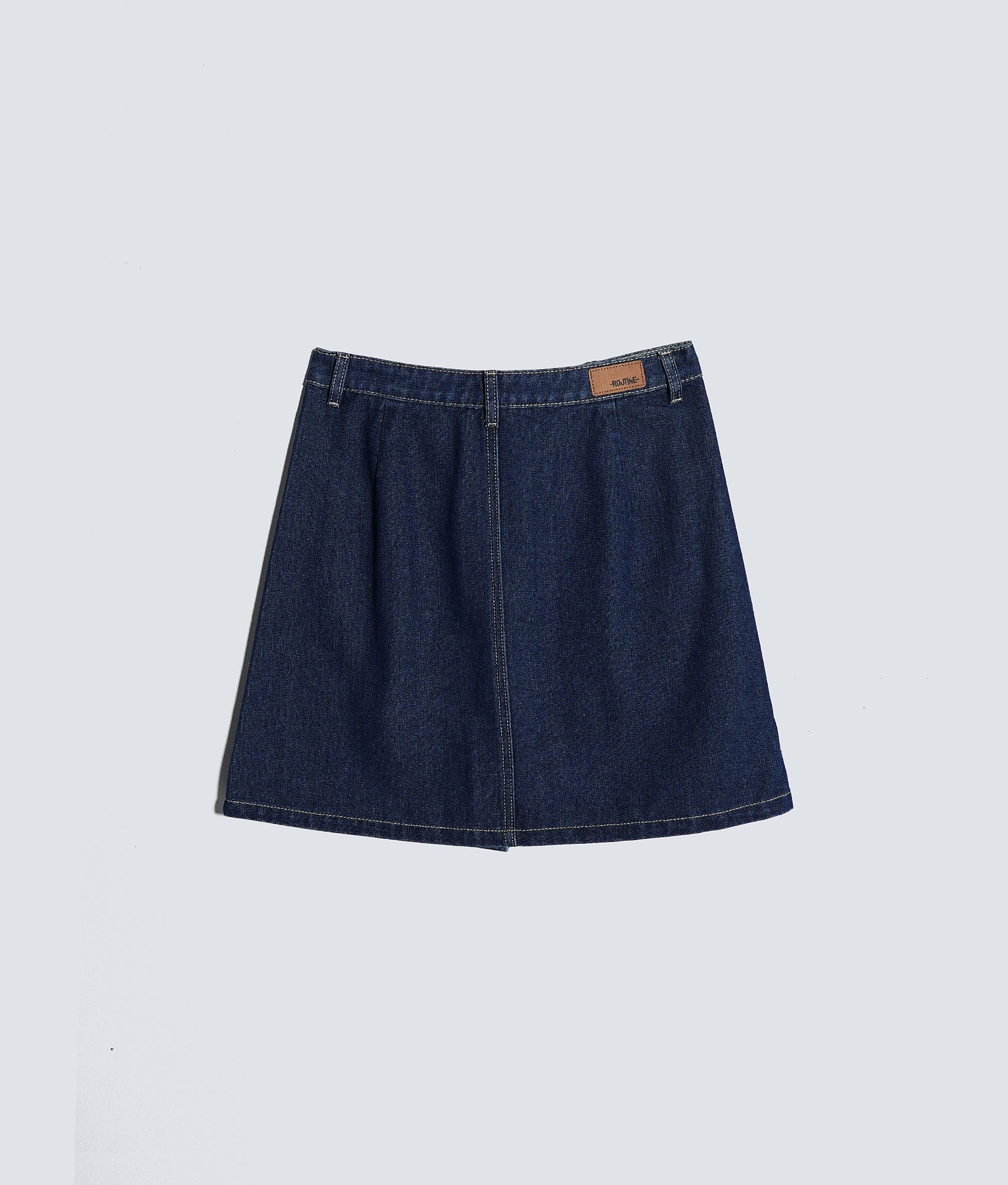 Chân váy jean, nút giữa - 10F20DSKW004