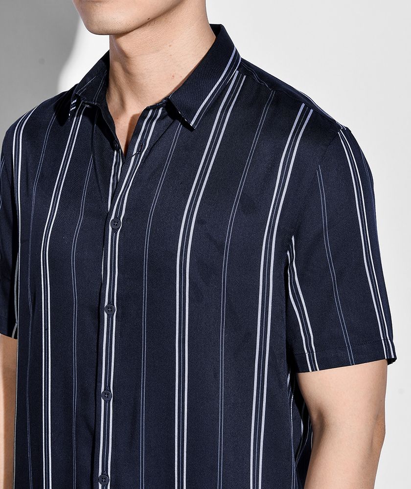 Áo sơ mi tay ngắn stripes - 10S20SHS018