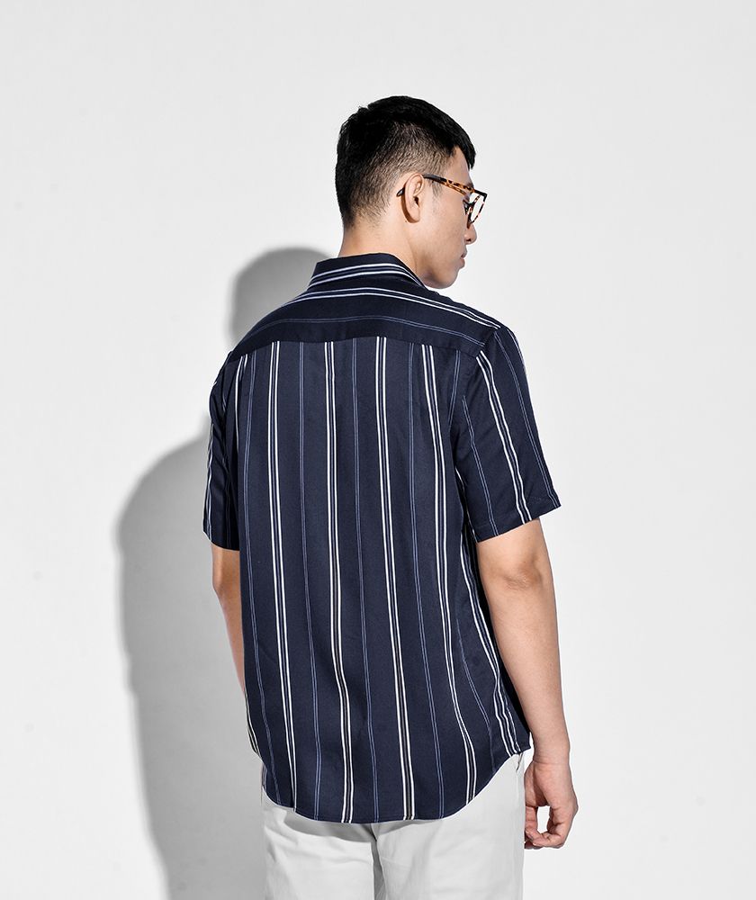 Áo sơ mi tay ngắn stripes - 10S20SHS018