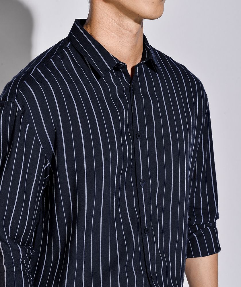 Áo Sơ Mi Nam Dài Tay Form Loose 10S20SHL011