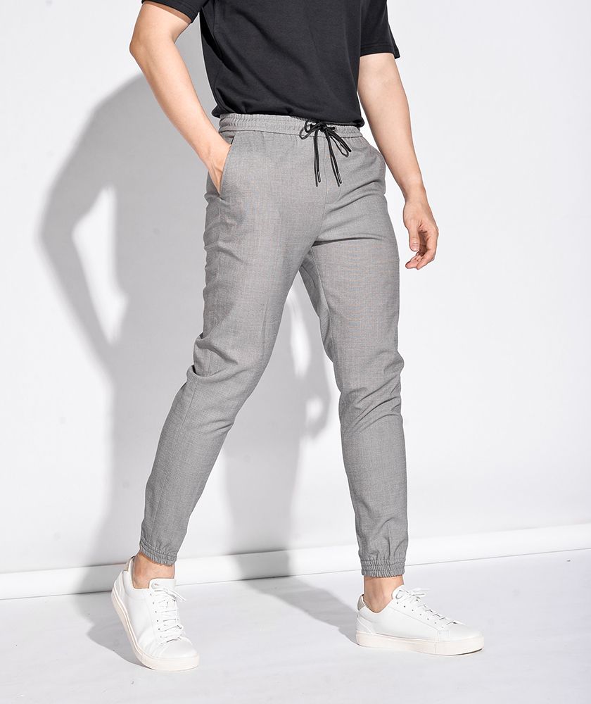 Quần Vải Nam Form Jogger 10S20PFO009