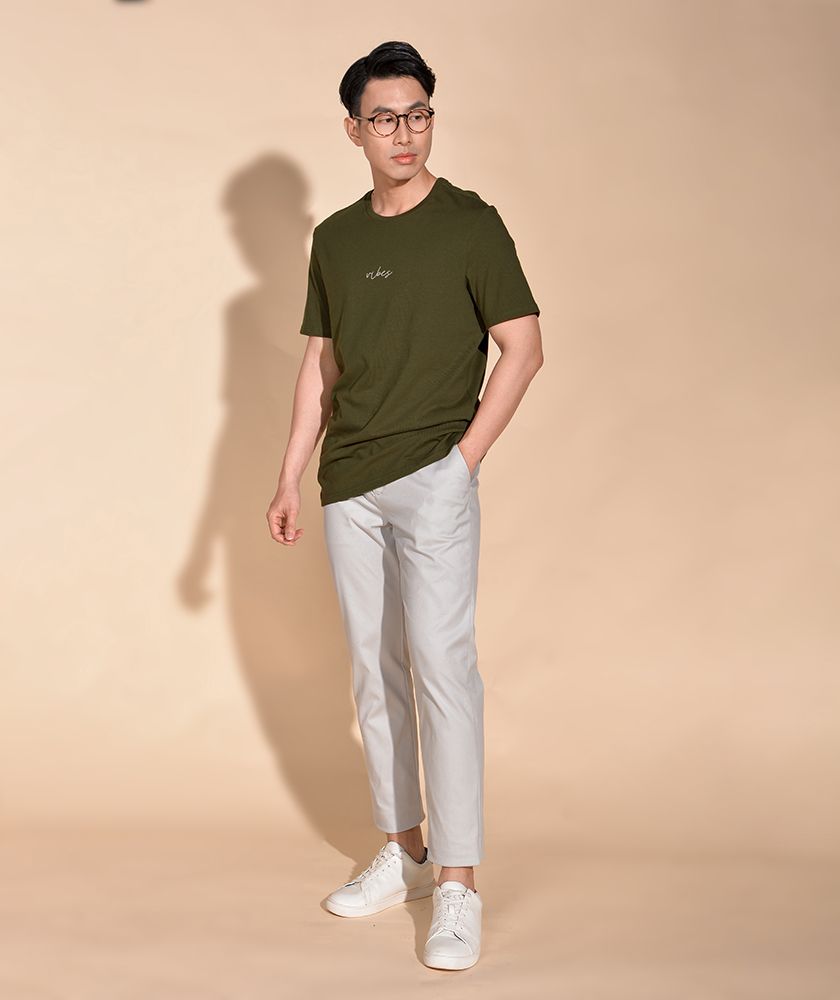 Áo Thun Nam Tay Ngắn Form Regular 10S20TSH015