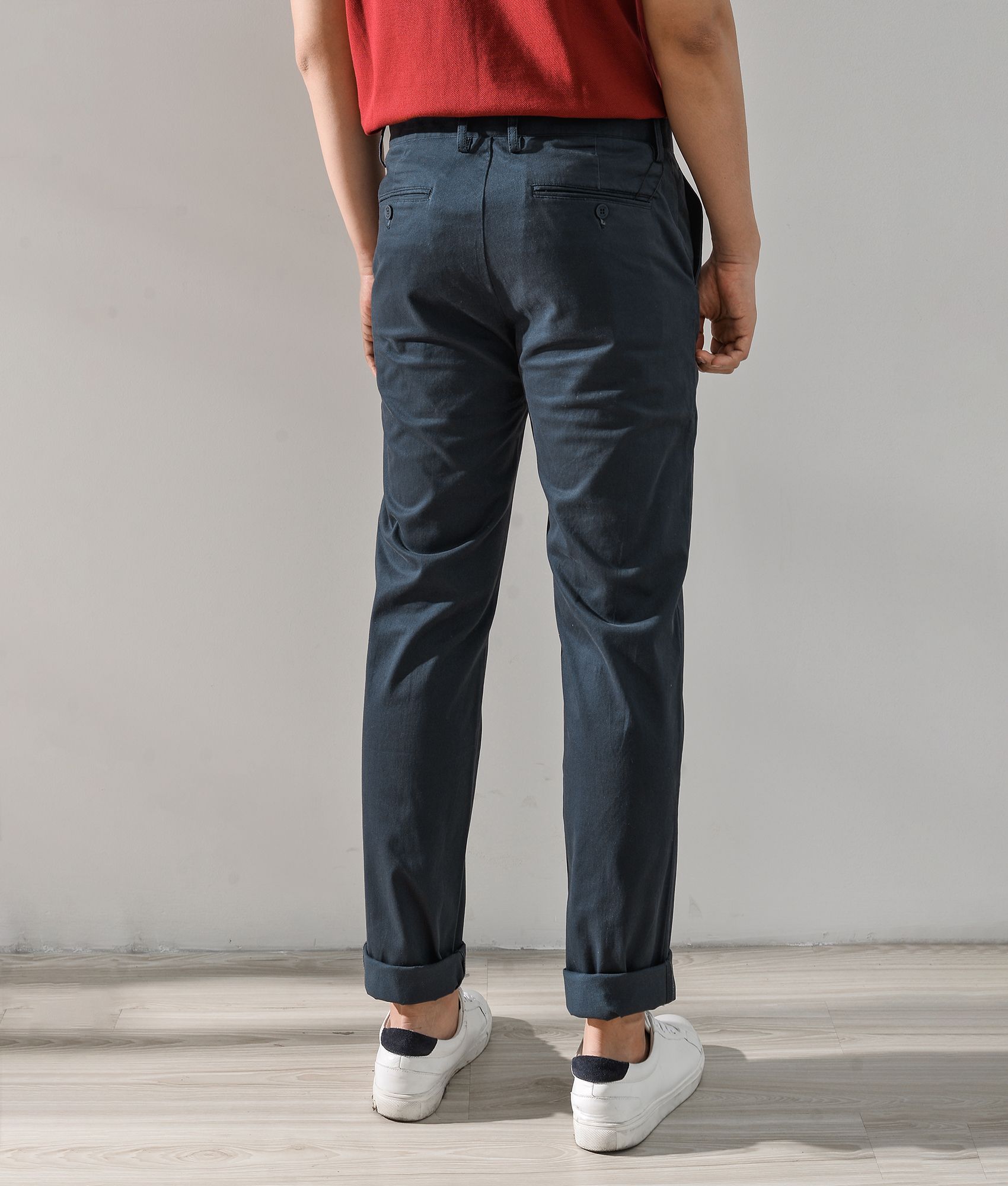 Quần Kaki trơn form slimfit- 10S20PCA001