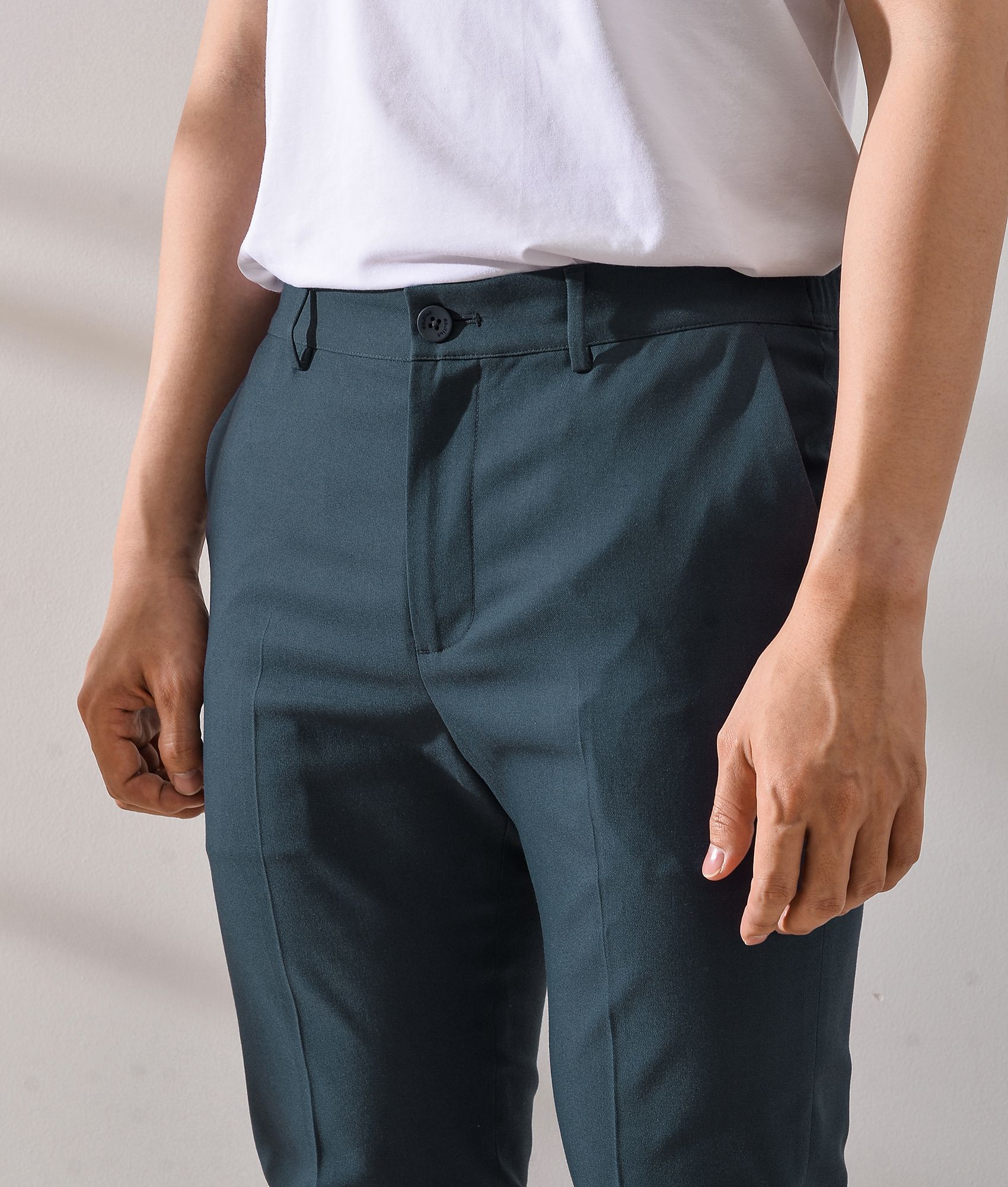 Quần tây trơn lưng thun - 10F20PFO003