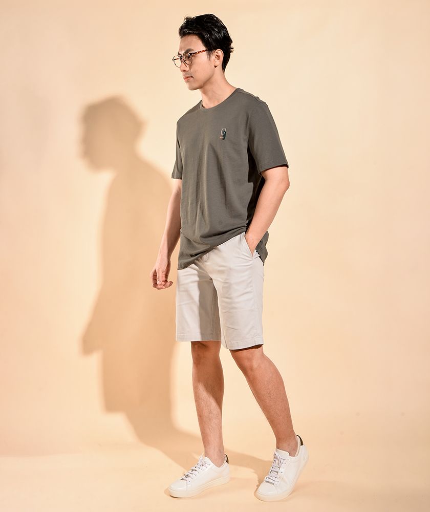 Quần Short Nam Kaki Form Regular 10S20PSH007