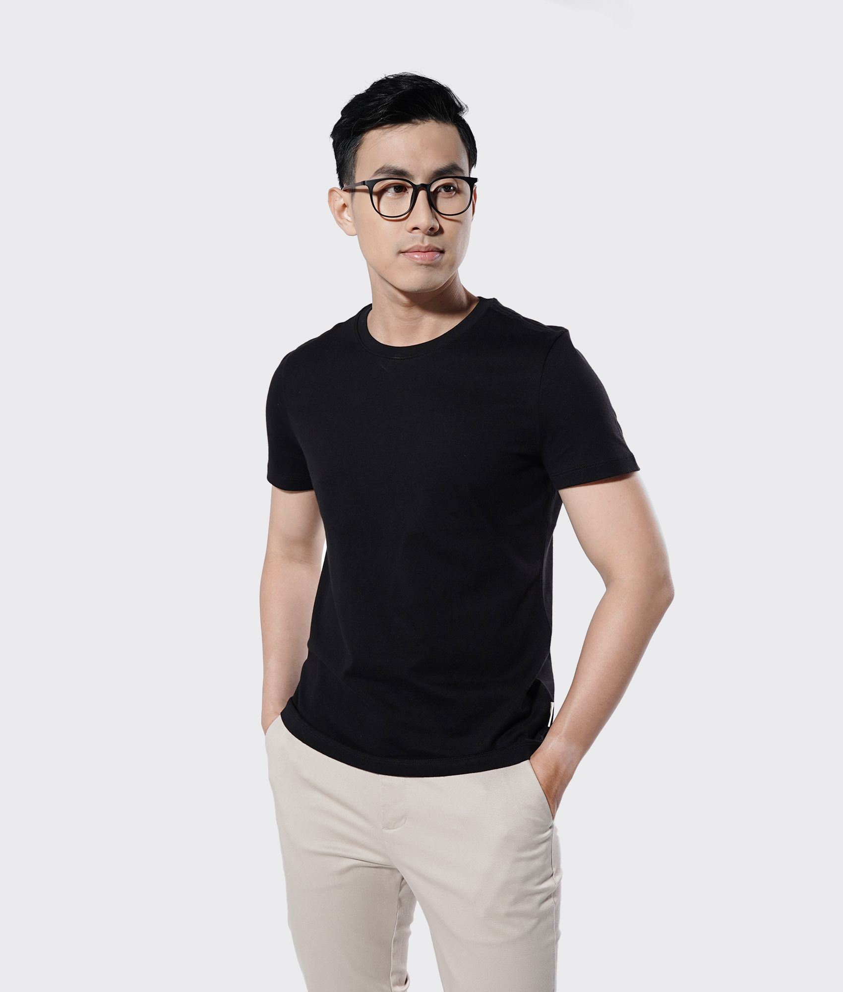 Áo thun tay ngắn form fitted - 10F20TSH002