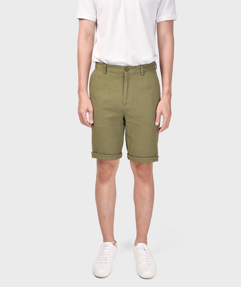 Quần Short Nam Linen Form Suông - QS25302