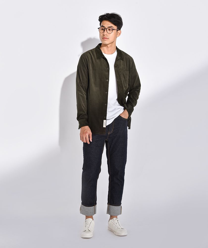 Áo Sơ Mi Nam Tay Dài Regular 1 Túi Ngực - SM110200