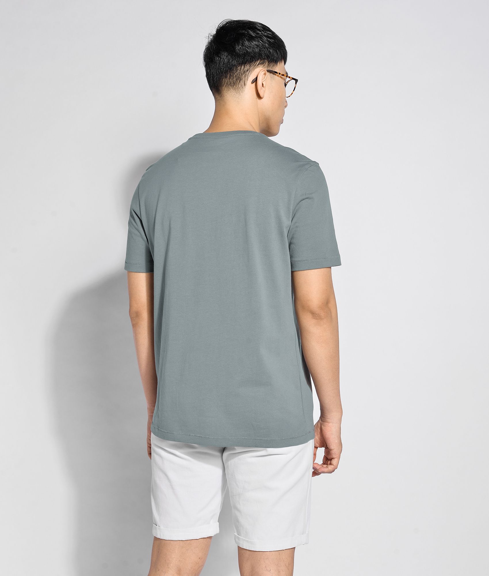Áo thun tay ngắn thêu form regular - 10F20TSH008