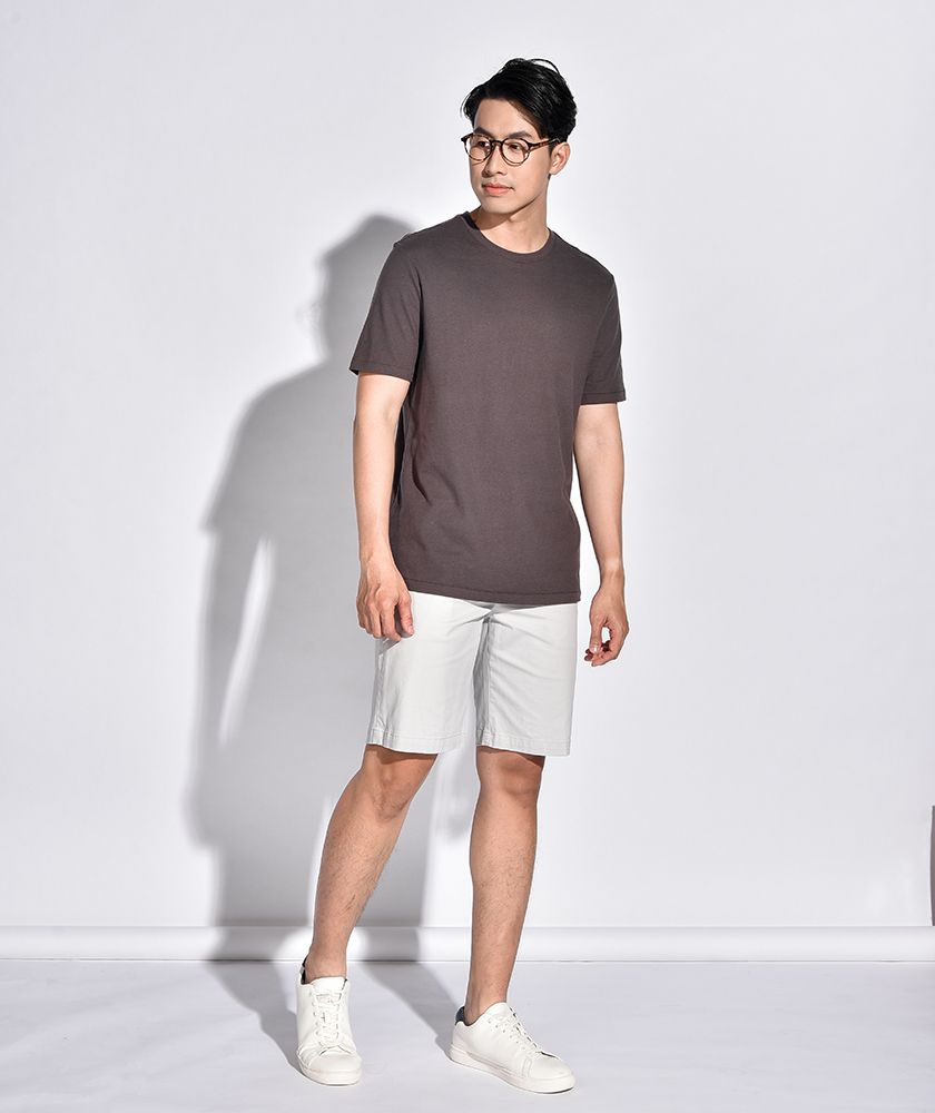 Áo Thun Trơn Xâm Lai Form Regular 10S20TSH006