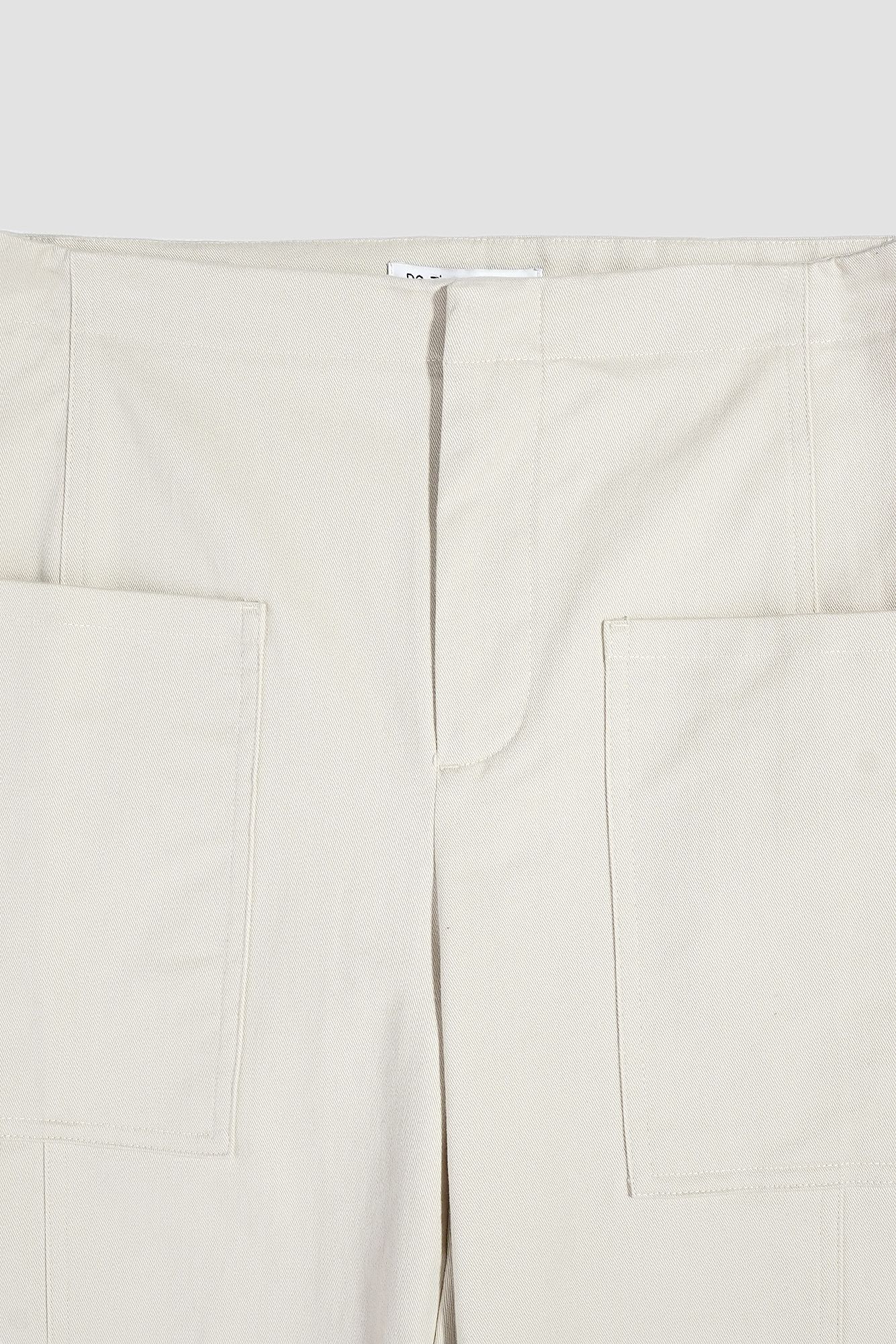 Quần kaki nữ túi đắp Spandex Twill - 10F20PCAW002