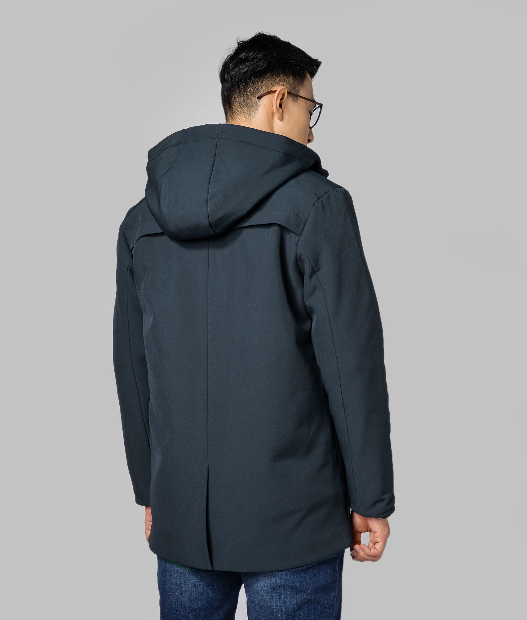 Áo khoác túi xéo không diễu form regular - 10F20JAC002