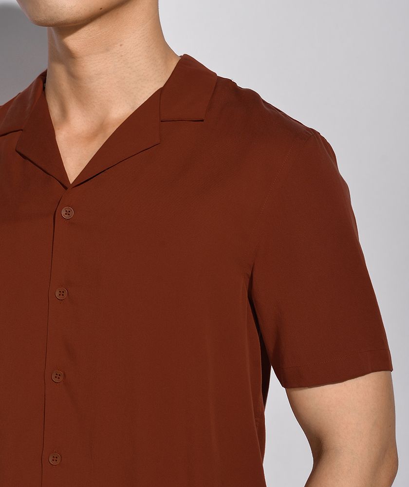 Áo Sơ Mi Nam Tay Ngắn Form Fitted 10S20SHS006