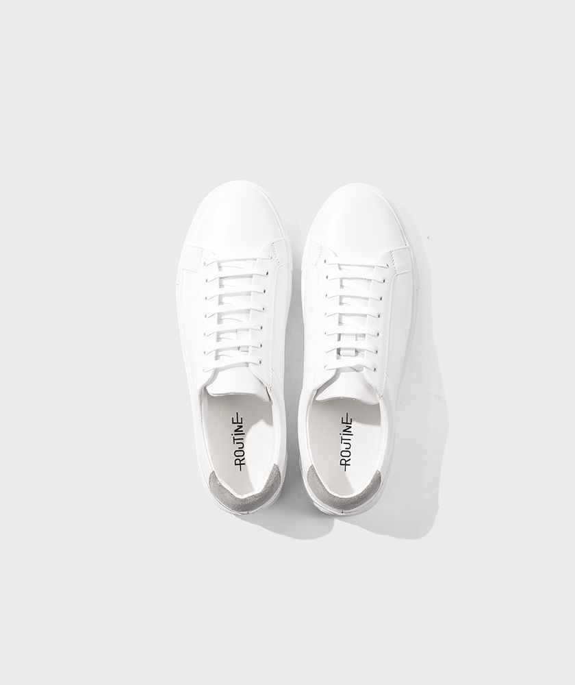 Giày Nam Sneaker Trắng Đáp Xám - GI212029