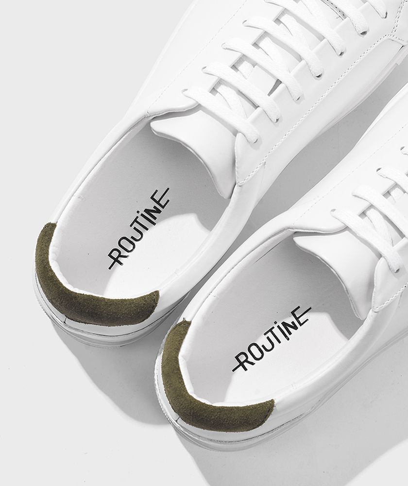 Giày Nam Sneaker Đáp Xanh Rêu - GI212030