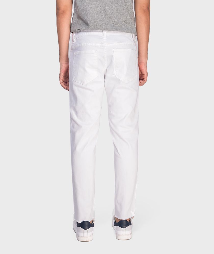 Quần Jean Nam Slim Lửng Tape Sườn