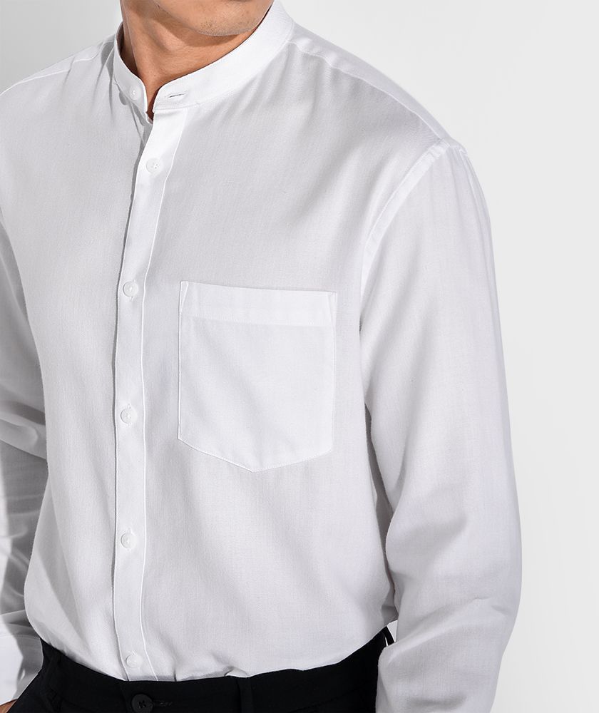 Áo Sơ Mi Nam Tay Dài Regular Cotton Tencel - SM101101