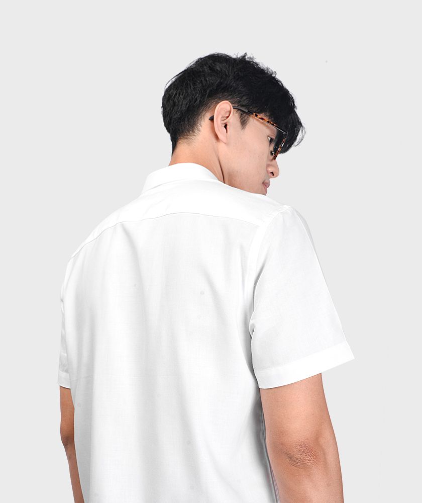 Áo Sơ Mi Nam Tay Ngắn Modal Flannel Nẹp Liền - SM215200