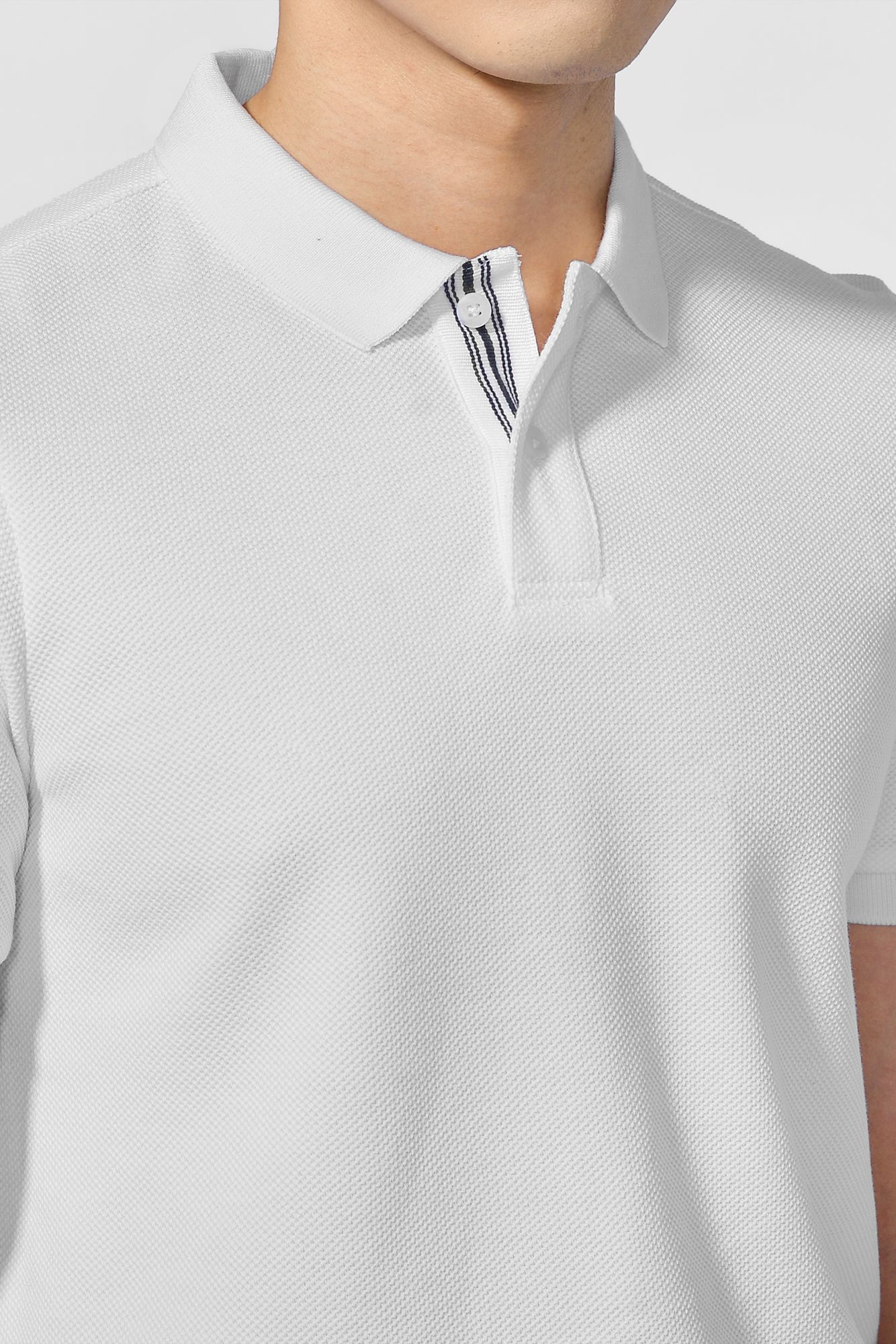 Áo polo Interlock form fitted - 10F20POL010