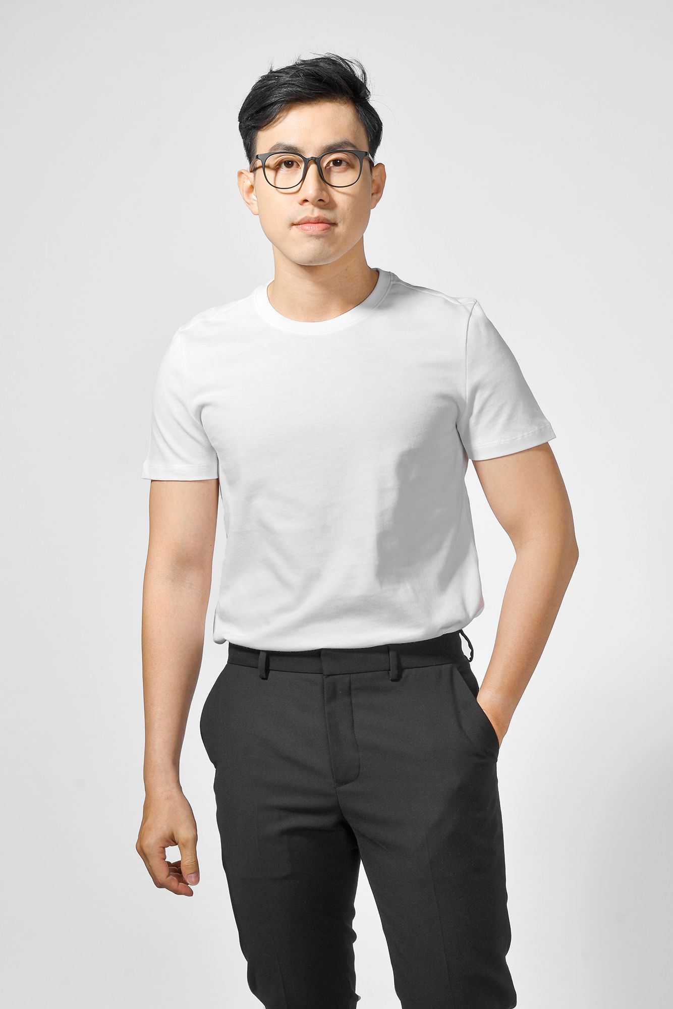 Áo thun nam tay ngắn form fitted - 10F20TSH010