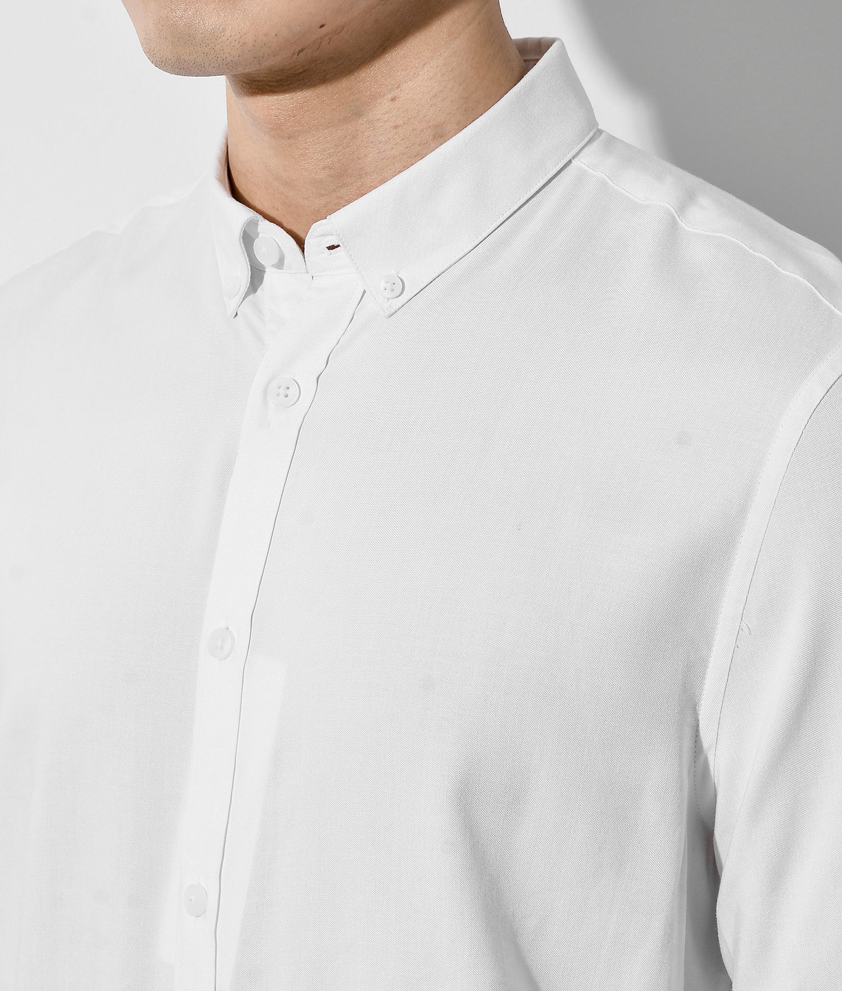 Áo sơ mi tay dài form fitted - 10S20SHL029