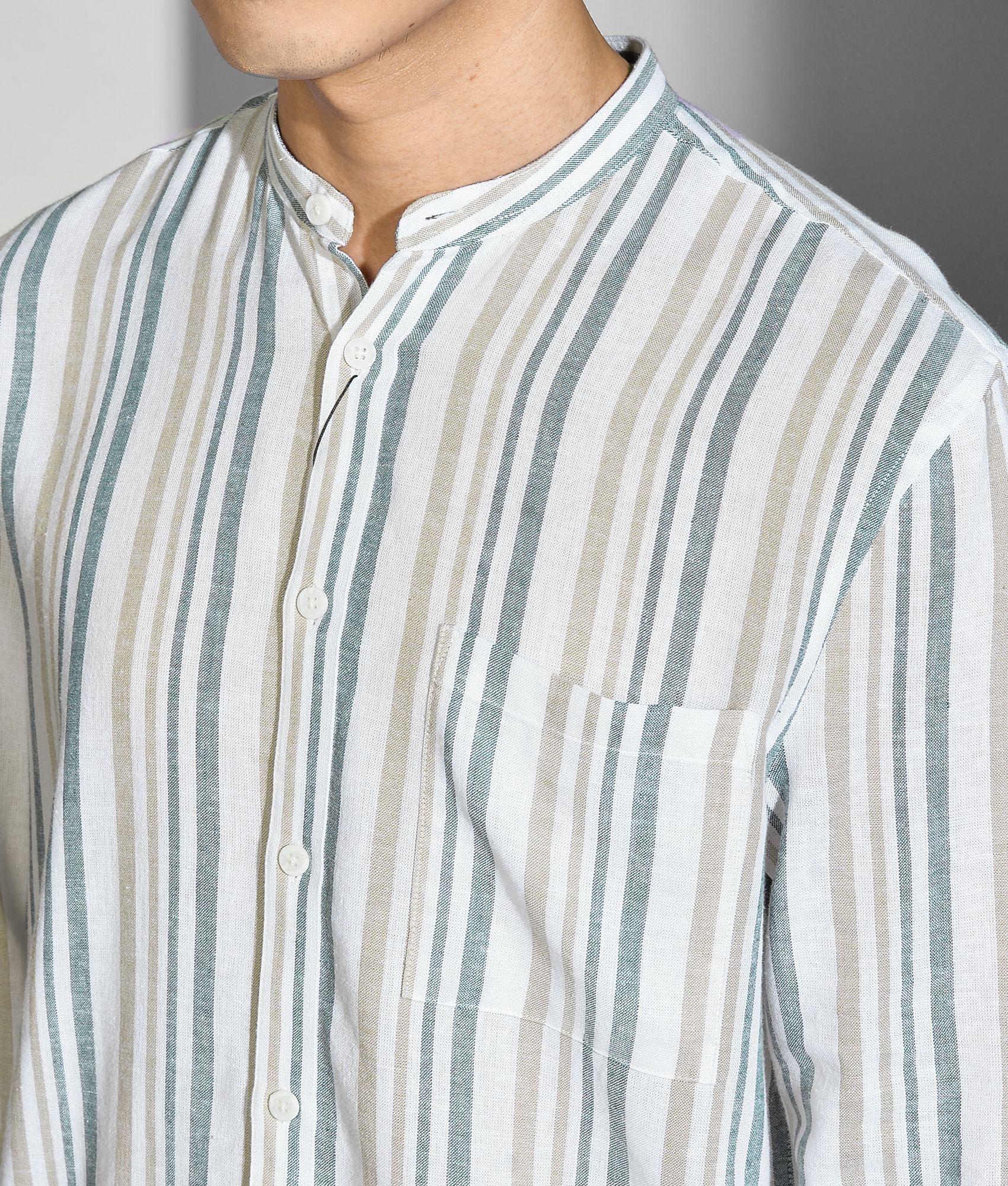 Áo sơ mi tay dài viscose - 10S20SHL013