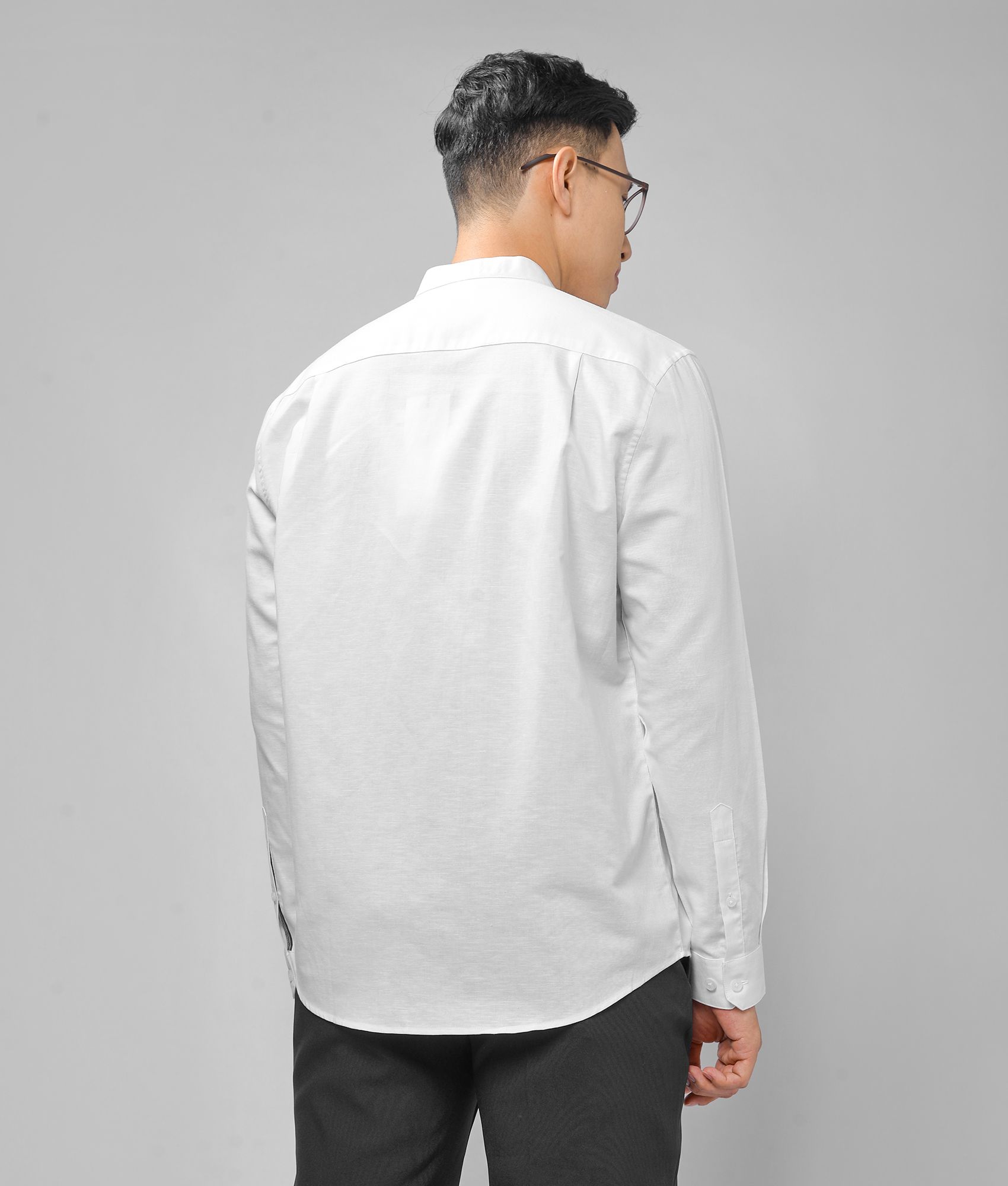 Áo sơ mi tay dài thin striples form regular - 10F20SHL016