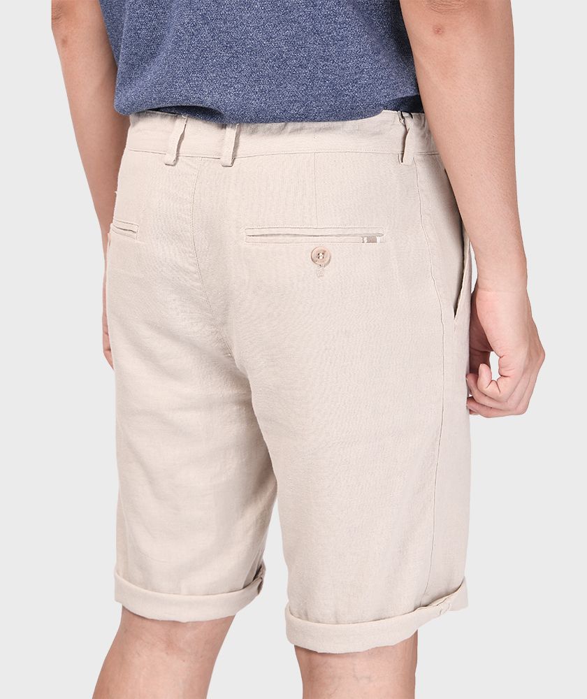 Quần Short Nam Linen Form Suông - QS25302