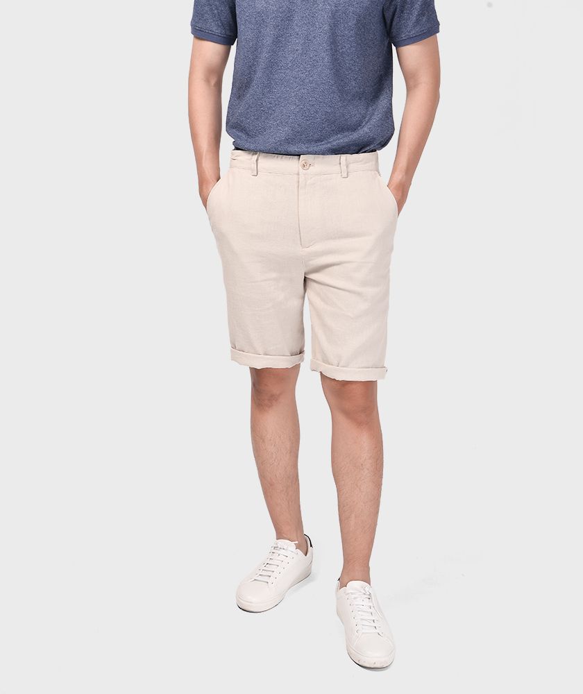 Quần Short Nam Linen Form Suông - QS25302