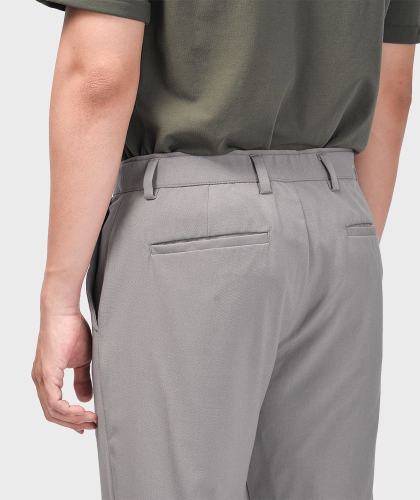 Quần Vải Nam Form Slim Cạp Chun Sau - QV1120