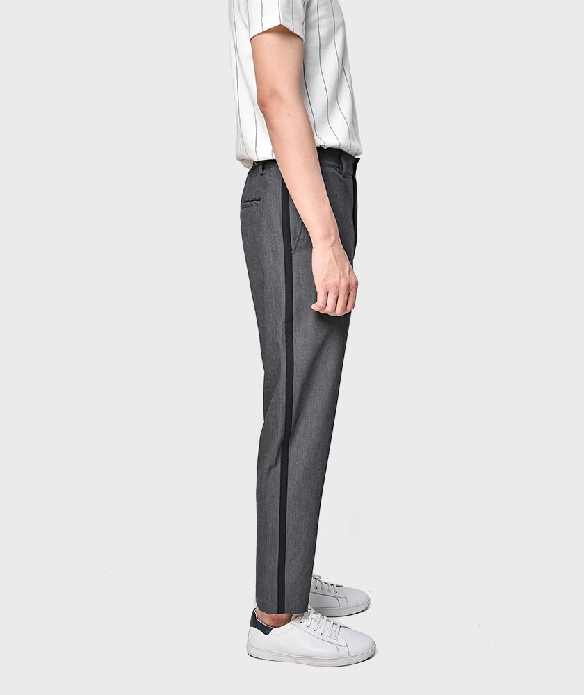 Quần Vải Nam Phối Sườn Form Loose - QV11800