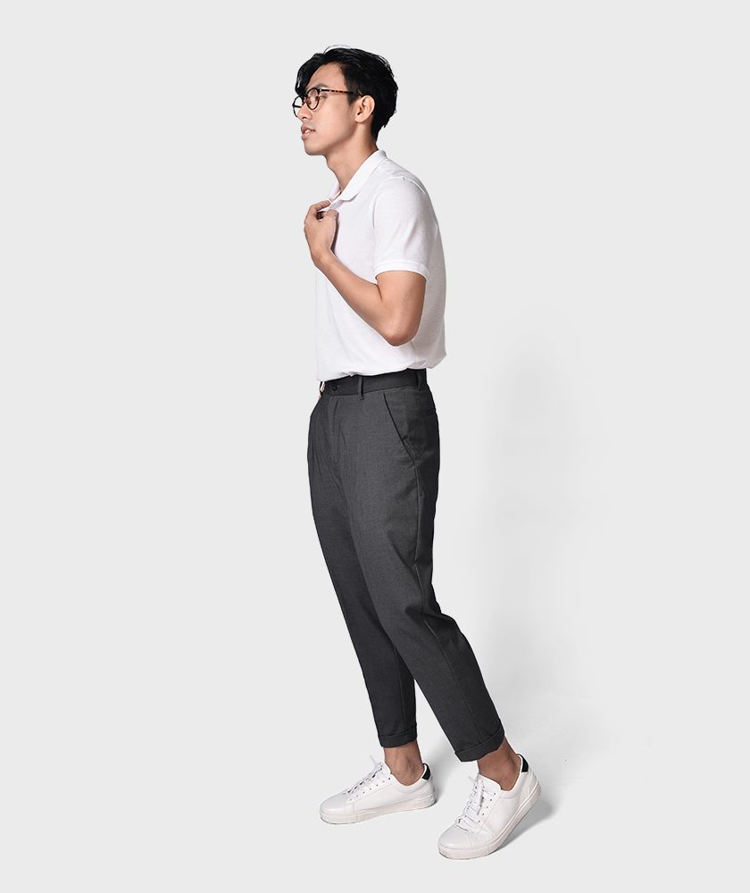 Quần Vải Nam Form Carrot - QV12600
