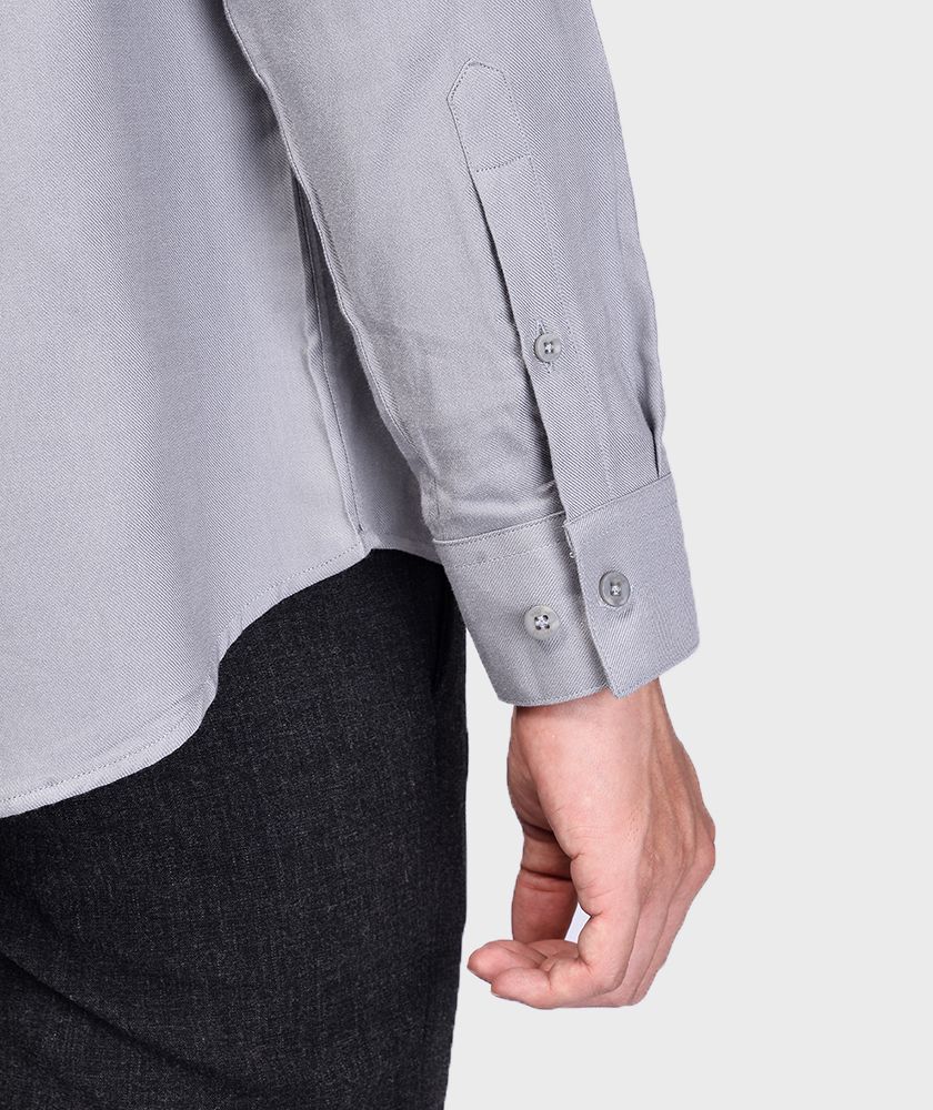 Áo Sơ Mi Nam Tay Dài Modal Flannel Trụ Nẹp Cúc Ẩn - SM115100