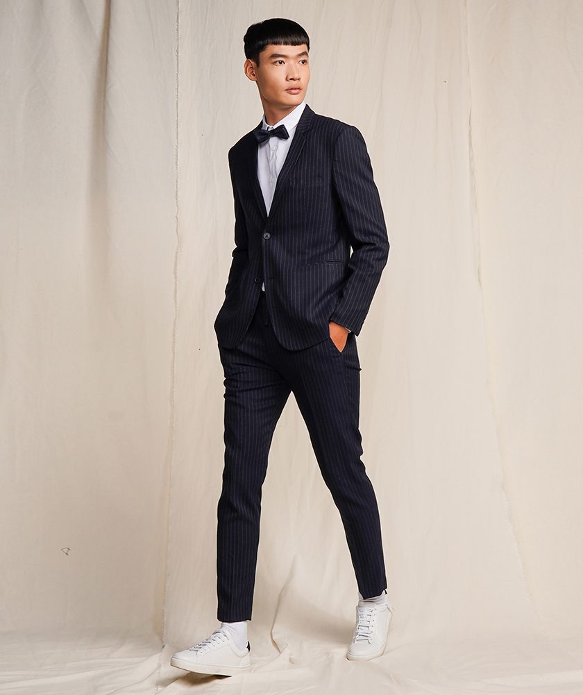 Suit Nam Họa Tiết Kẻ Sọc - AV1178015 - QV215034