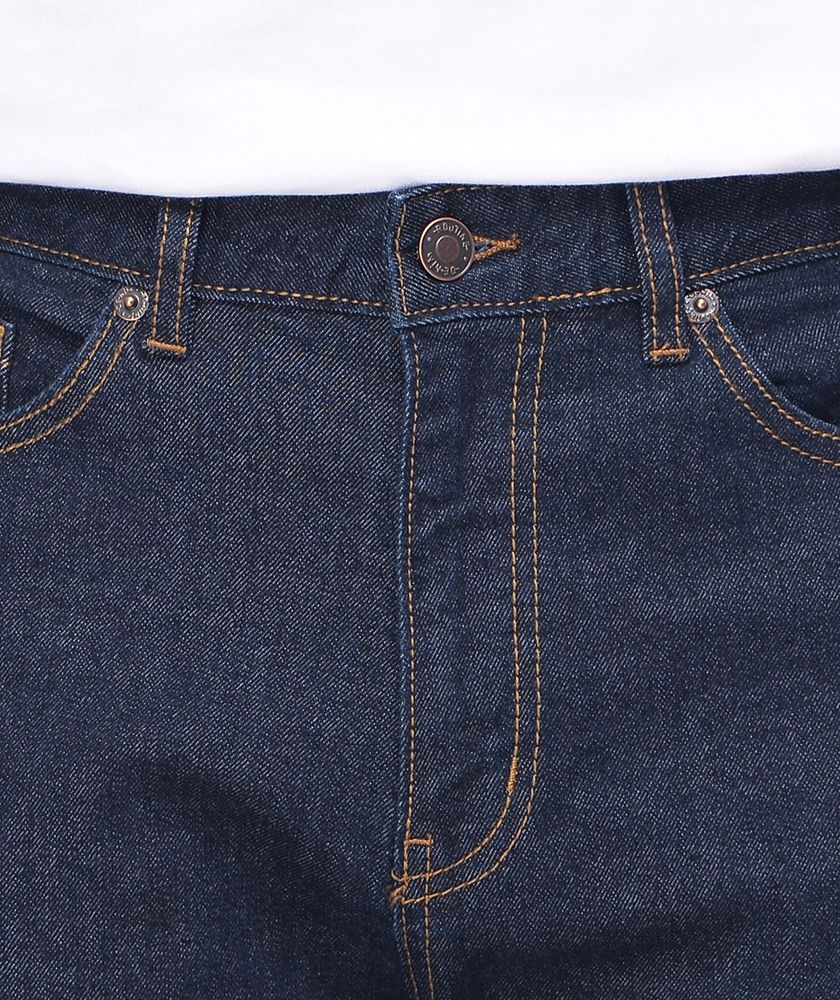 Quần Jean Nam Straight Lật Gấu - QJ113003