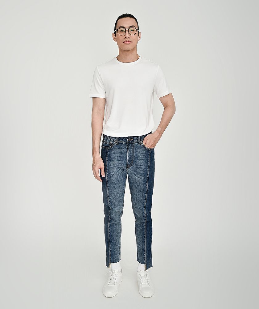 Quần Jean Nam Form Rã Thân - QJ126004