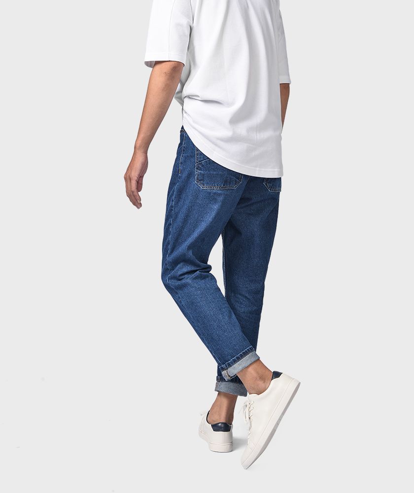 Quần Jean Nam Form Carrot - QJ216001