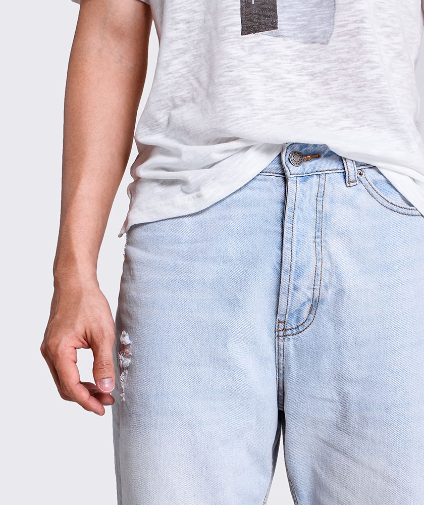 Quần Jean Nam Form Loose - QJ228003