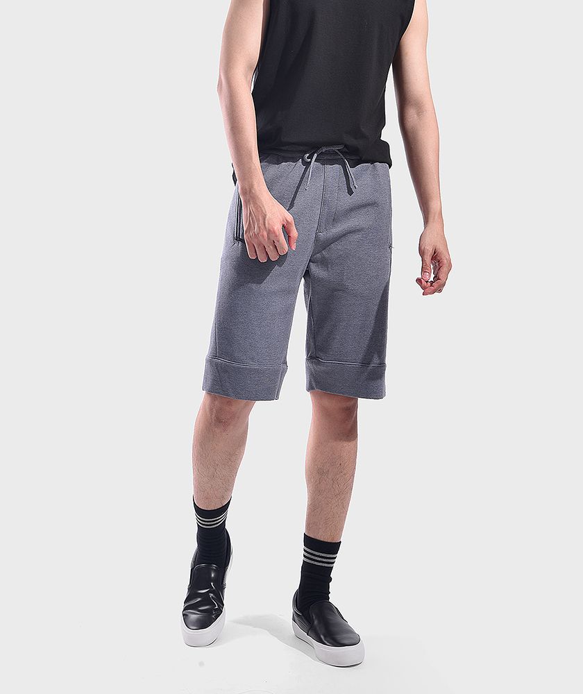 Quần Short Nam Knit Khóa Túi - QS24300