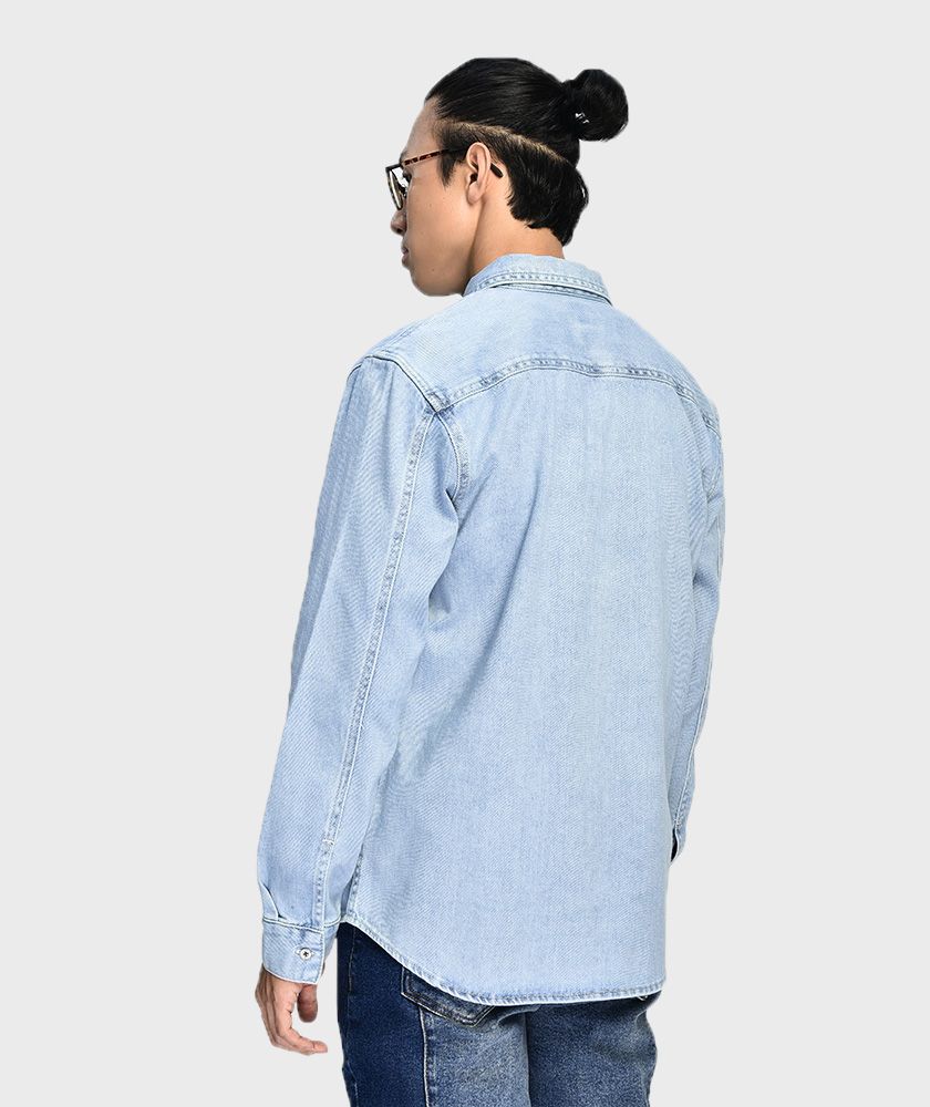 Áo Sơ Mi Nam Tay Dài Jeans - SM1042065