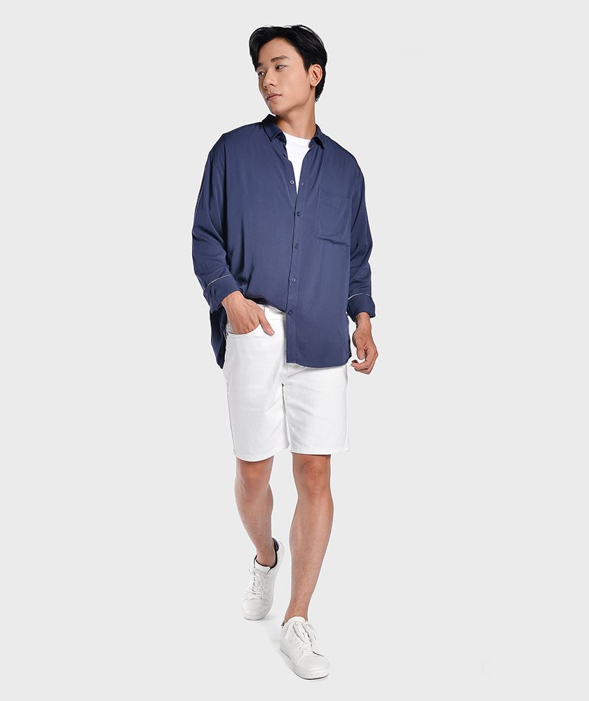 Áo Sơ Mi Nam Tay Dài Form Loose Fit - SM11920