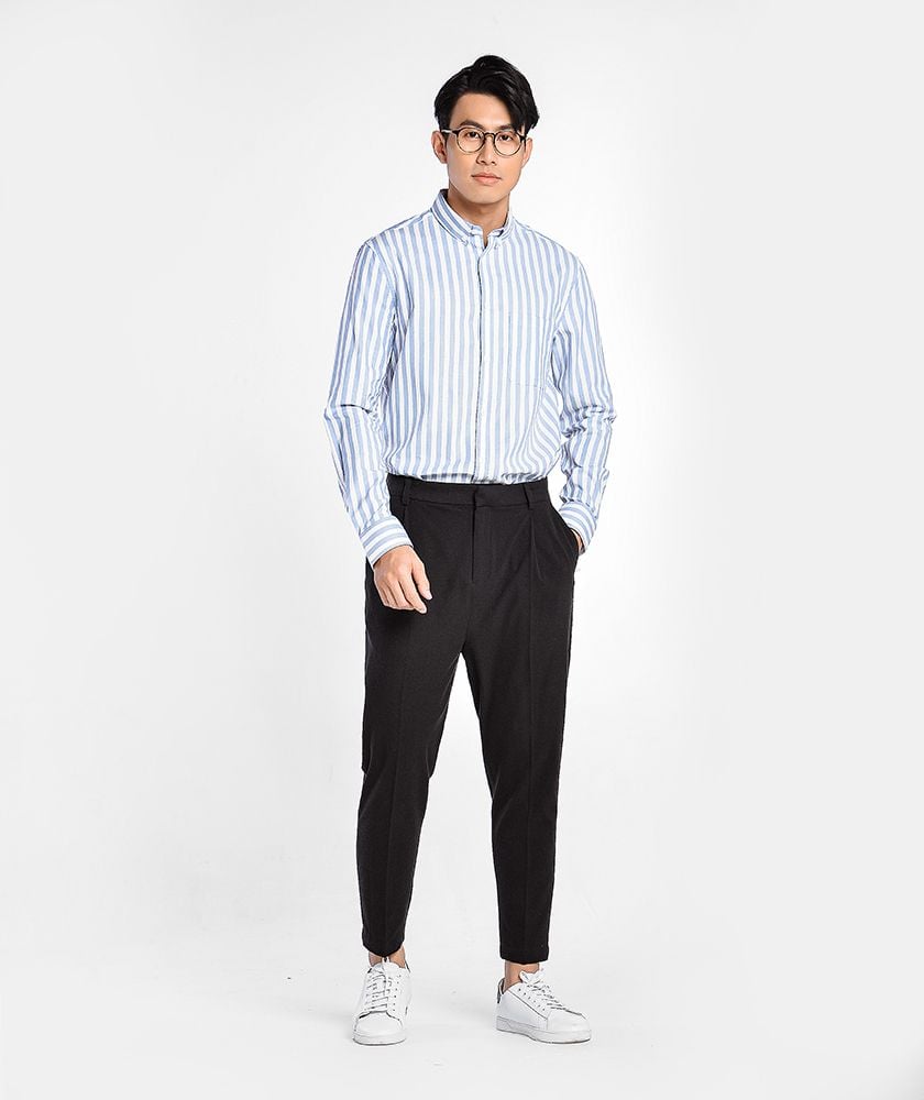 Áo Sơ Mi Nam Tay Dài Kẻ Sọc Regular SM101217