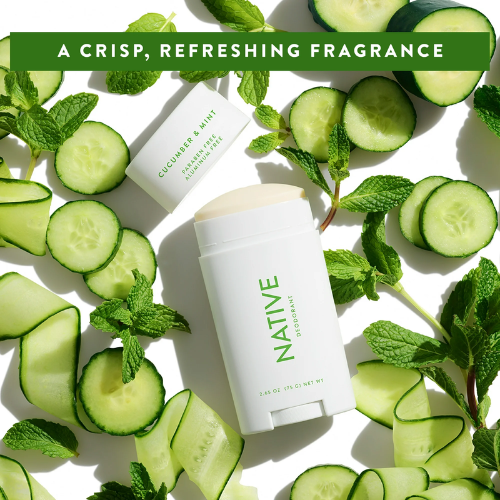 Lăn Khử Mùi Native Cucumber & Mint 75Gr (Sáp Trắng)