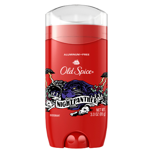 Lăn Khử Mùi Old Spice Wild Collection Night Panther Aluminum-Free 85Gr (Sáp Xanh)