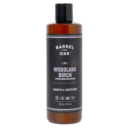 Dầu Gội Đầu 2 In 1 Barrel & Oak Woodland Birch 473ML (Dầu Gội Xả)