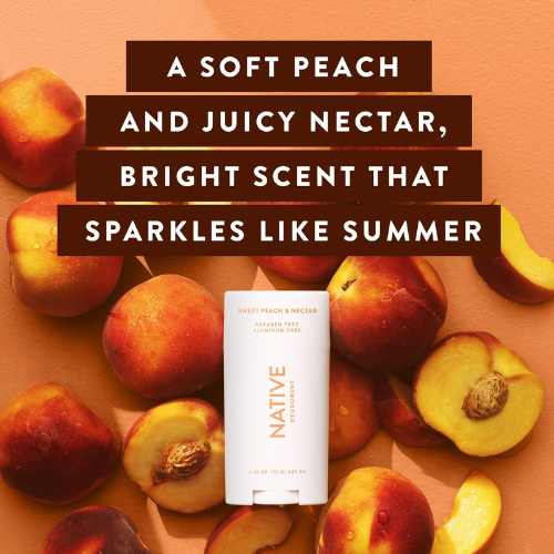 Lăn Khử Mùi Native Sweet Peach & Nectar 75Gr (Sáp Trắng)