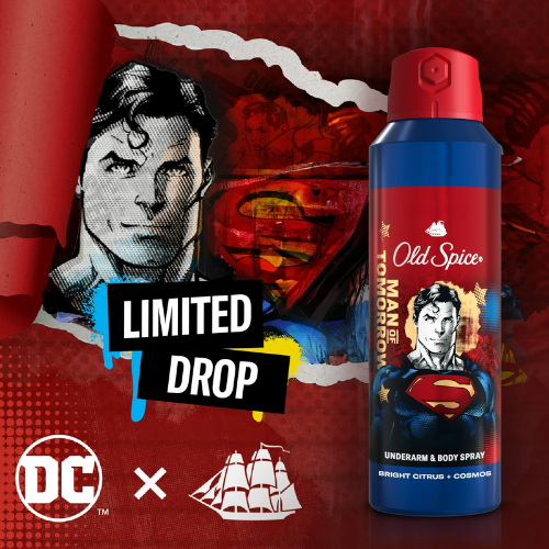 Xịt Khử Mùi Old Spice Man Of Tomorrow Scent Of Bright Citrus & Cosmos 144Gr