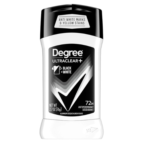 Lăn Khử Mùi Degree Men Motion Sense Ultra Clear Black & White 72HR 76Gr (Sáp Trắng)