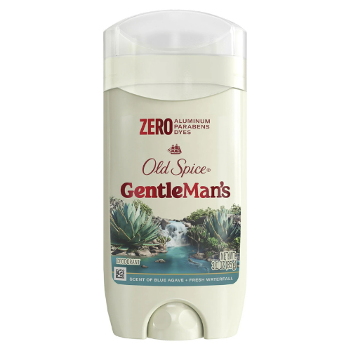 Lăn Khử Mùi Old Spice GentleMan's Blue Agave & Fresh Waterfall 85Gr (Sáp Trắng)