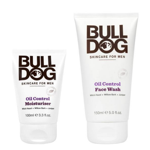 Combo BullDog Oil Control Kem Dưỡng Da - Sữa Rửa Mặt